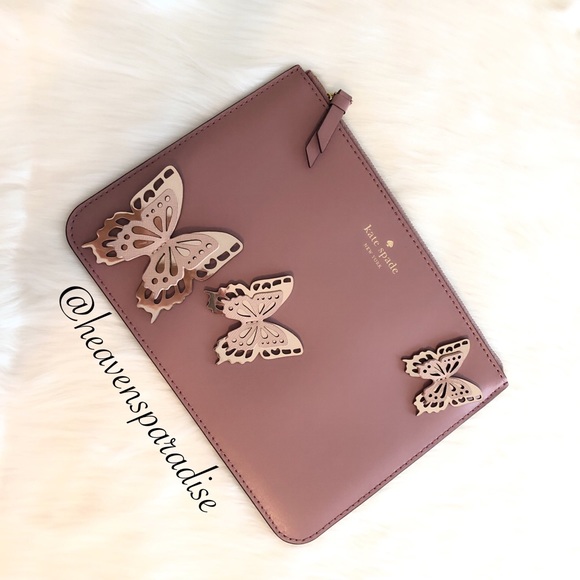 Kate Spade All The Buzz Gia Butterfly Clutch - Picture 2 of 7